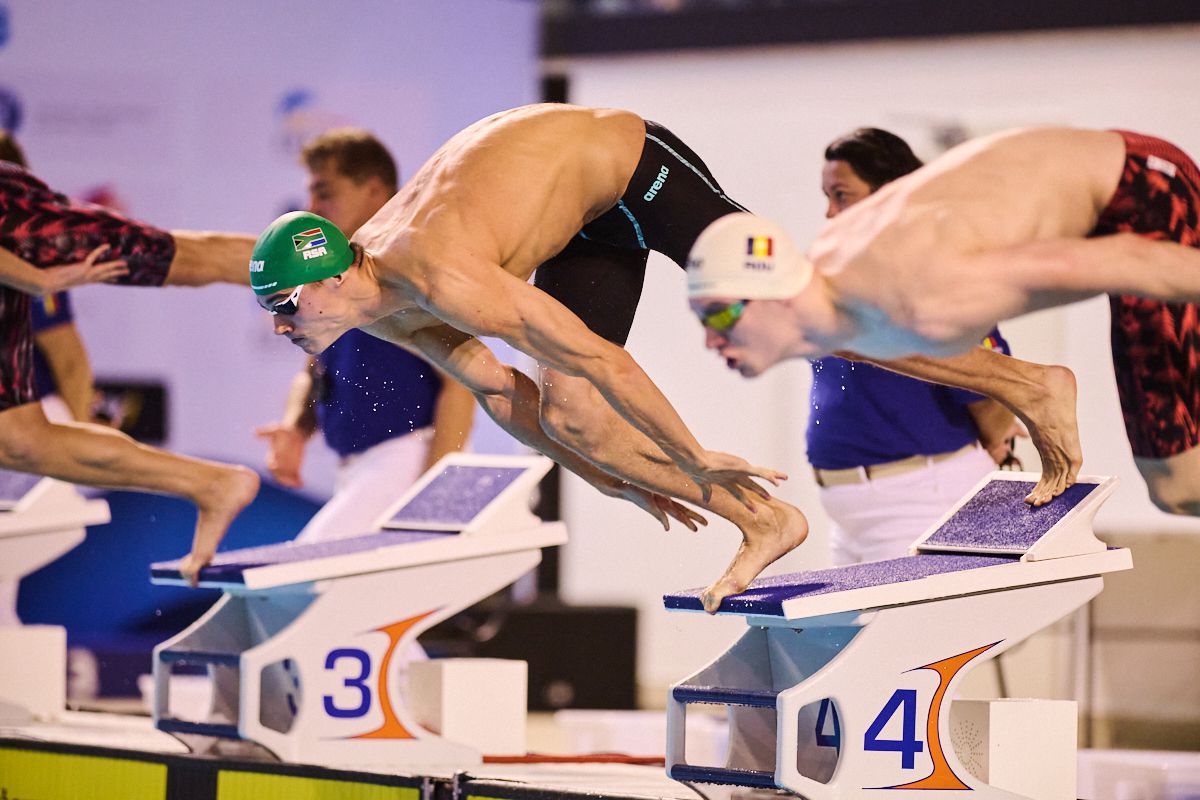 David Popovici, câștigător la Campionatului Național de înot în bazin scurt