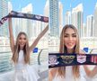 Ronna Riva e cel mai HOT fan al Rapidului! „Incendiază” Giuleștiul la fiecare meci al favoriților