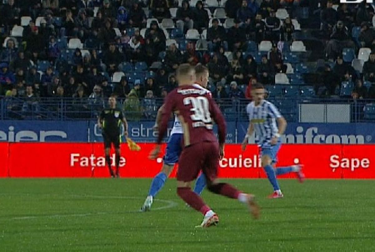 Cristi Balaj și-a făcut cruce după o decizie de arbitraj din Poli Iași - CFR Cluj