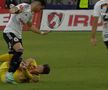 Eliminat imediat după ce a intrat pe teren! Vali Gheorghe a jucat doar 4 minute în U Cluj - Petrolul