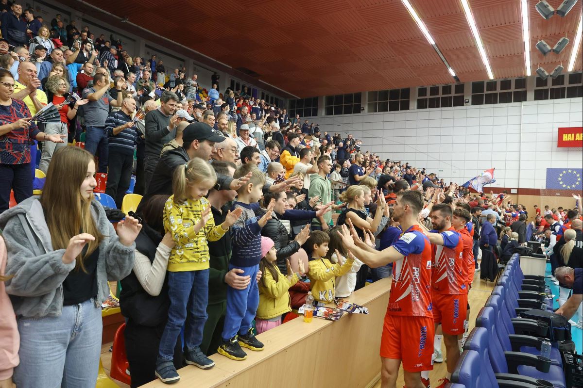 Arcada Galați, start ideal în turneul de calificare în grupele Ligii Campionilor » Două victorii cu 3-0 contra campioanelor Ucrainei și Bulgariei