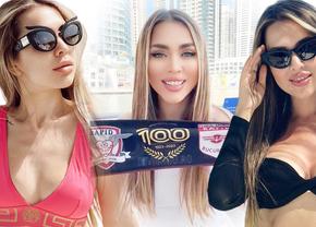 Ronna Riva e cea mai HOT fană a Rapidului! » „Incendiază” Giuleștiul la fiecare meci al favoriților