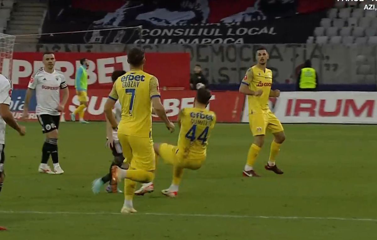 Notele GSP după U Cluj - Petrolul » Care sunt jucătorii care au primit 2 și 4 după prestația de pe Cluj Arena