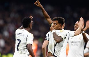 Real Madrid, „manita” cu Valencia! În absența lui Bellingham, Vinicius și Rodrygo au dat recital