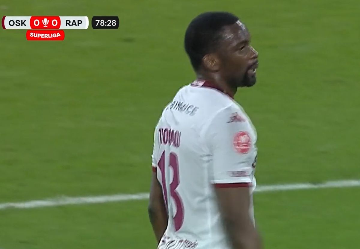 Juvhel Tsoumou, la un pas de gol la debutul la Rapid