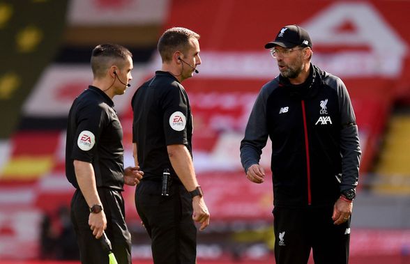 Un arbitru din Premier League, suspendat din cauza unui clip controversat » Ar rosti jigniri scandaloase la adresa lui Liverpool și a lui Klopp: „Este o echipă de rahat, cu managerul p****i!”