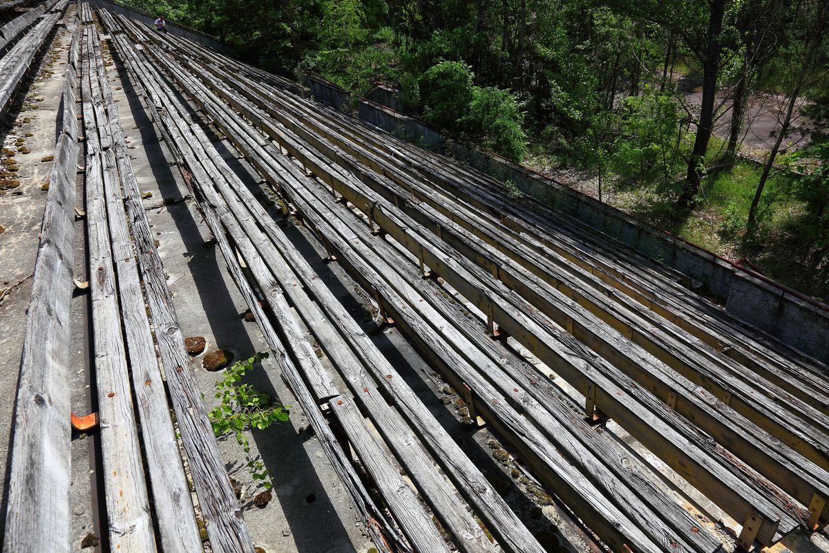 Stadionul Avanhard din Pripyat, Ucraina