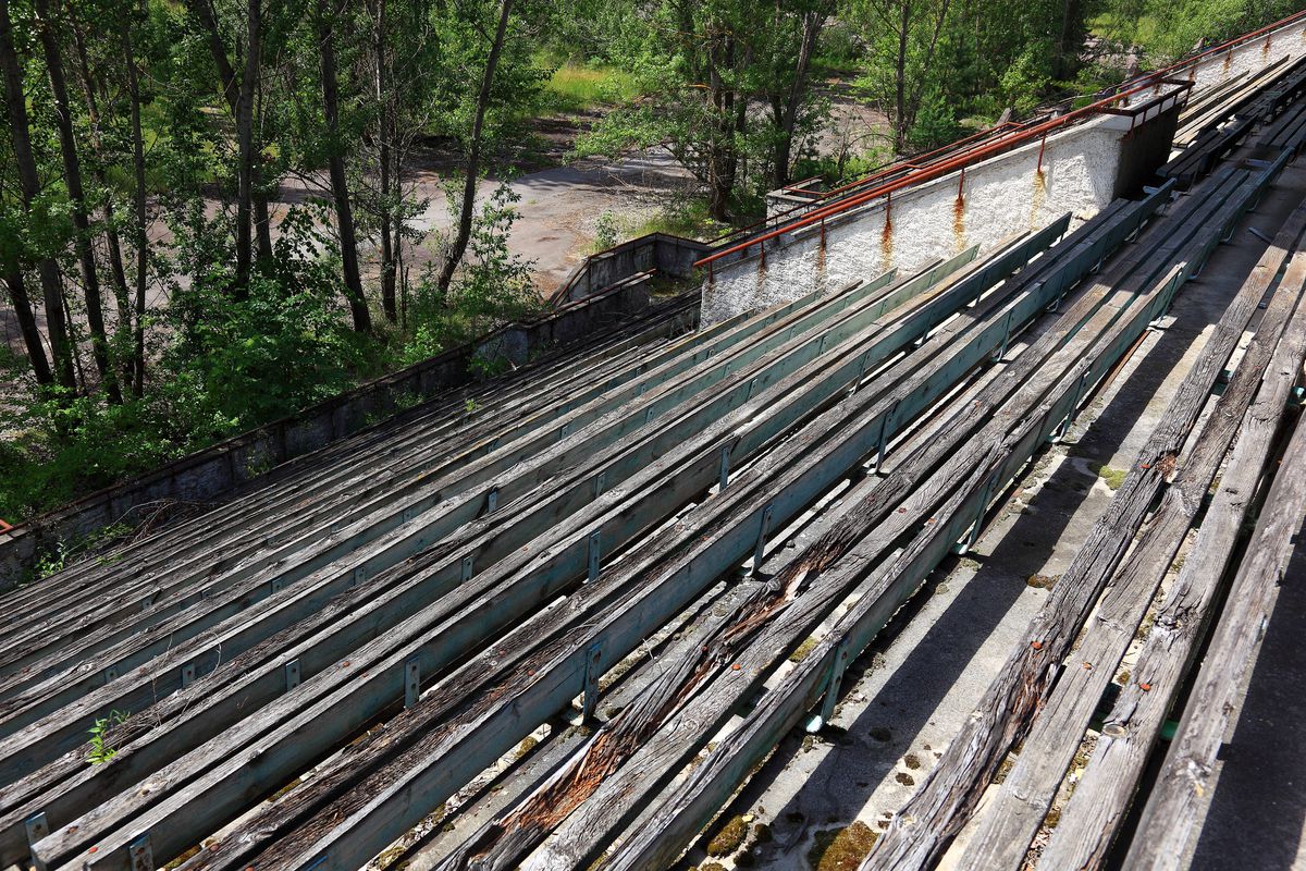 Stadionul Avanhard din Pripyat, Ucraina