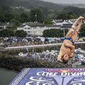 Constantin Popovici, locul al doilea în Red Bull Cliff Diving World Series 2024/Foto: Getty Images