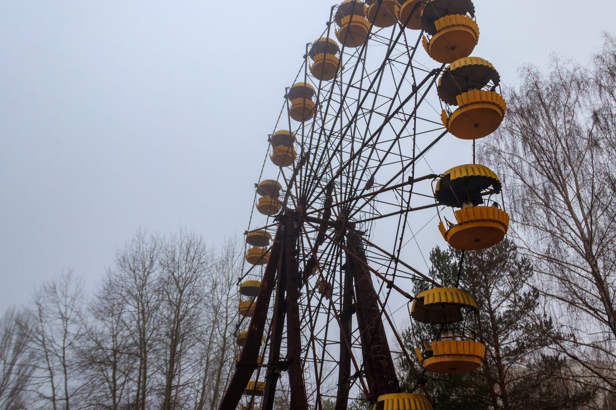 Stadionul Avanhard din Pripyat, Ucraina