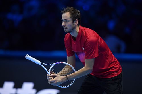 Daniil Medvedev a făcut iureș la primul meci de la Turneul Campionilor / foto: Getty Images