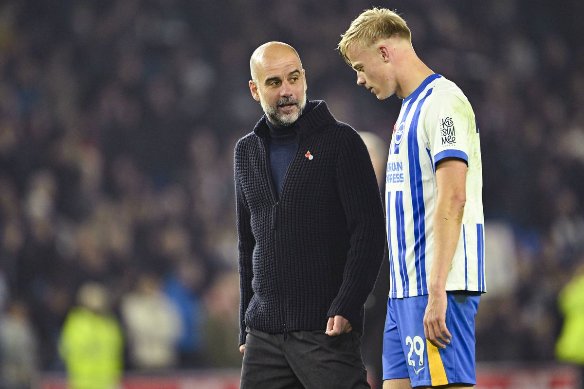 S-a aflat acum! Un cititor pe buze a redat întreaga discuție dintre Pep Guardiola și jucătorul lui Brighton după rezultatul-șoc din Premier League: „Plângi?”