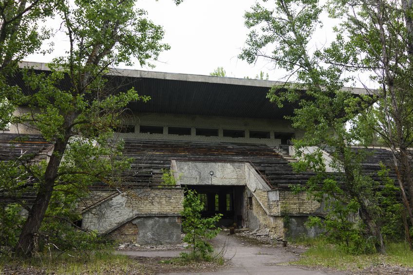 Stadionul Avanhard din Pripyat, Ucraina / FOTO: Imago