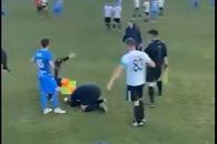 Astfel de scene n-ar trebui să existe în fotbal! » Arbitrul, bătut de un jucător la un meci din România: a suferit o dublă fractură de mandibulă