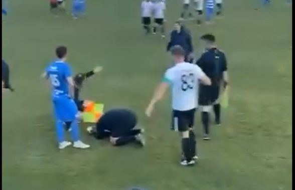 Astfel de scene n-ar trebui să existe în fotbal! » Arbitrul, bătut de un jucător la un meci din România: a suferit o dublă fractură de mandibulă