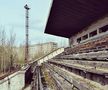 Imagini ca din filmele de groază la stadionul-fantomă din Pripyat, la 40 de ani de la dezastrul nuclear de la Cernobîl