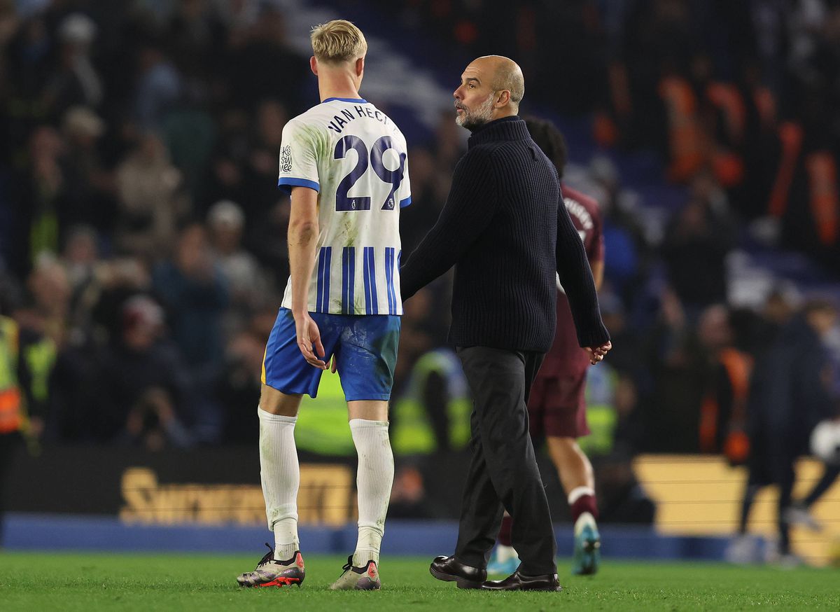 S-a aflat acum! Un cititor pe buze a redat întreaga discuție dintre Pep Guardiola și jucătorul lui Brighton după rezultatul-șoc din Premier League: „Plângi?”