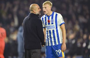 S-a aflat acum! Un cititor pe buze a redat întreaga discuție dintre Pep Guardiola și jucătorul lui Brighton după rezultatul-șoc din Premier League: „Plângi?”