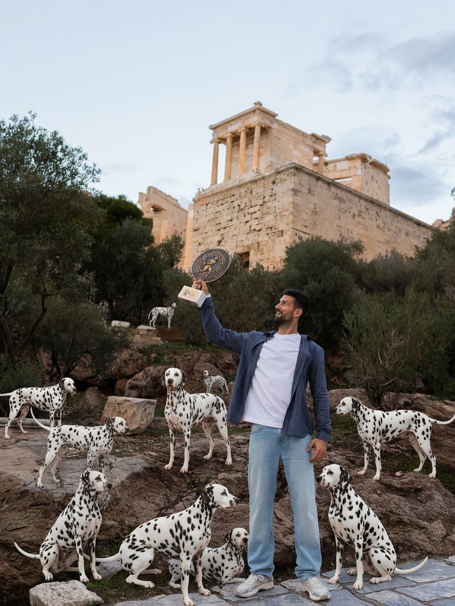 Novak Djokovic a sărbătorit titlul 101 cu niște dalmațieni și a încântat-o pe Nadia Comăneci: „Îmi place enorm!”