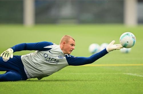 Henrikas Adomavicius (16 ani) are 7 meciuri jucate în poarta lui Inter U17, unu la echipa U18 și a fost de două ori rezervă la Primavera / Foto: Tribuna