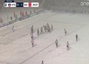 Titlu decis în nămeți » „Satelitul” lui Atletico Madrid a dat lovitura printr-un gol fantastic