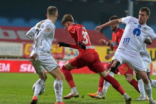 Octavian Popescu, în Gaz Metan - FCSB 2-3
