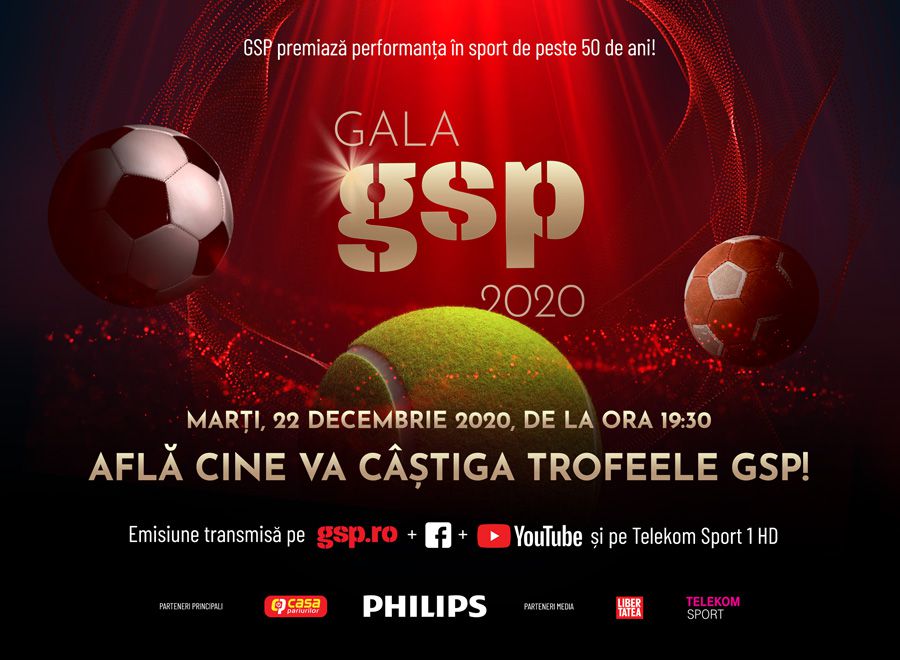 Gala GSP 2020 » Diseară aflăm Superlativele anului, într-un show transmis pe GSP.ro și Telekom Sport!