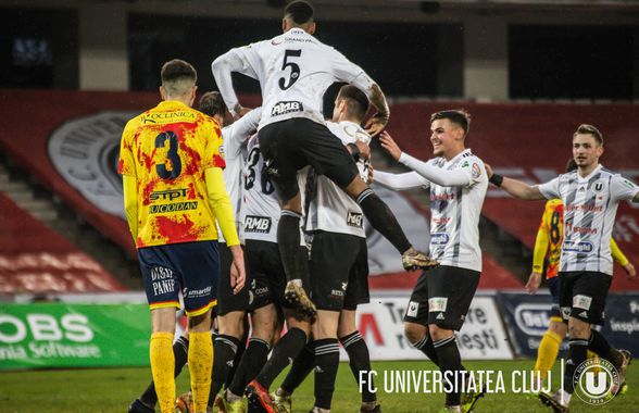 U Cluj câștigă restanța cu Ripensia prin golul lui Tamaș! Cum arată clasamentul actualizat din Liga 2