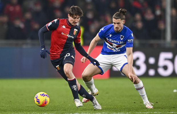 Radu Drăgușin, evoluție apreciată în Derby della Lanterna: „Un pic de suferință, dar fără greșeli” + Ce notă a primit