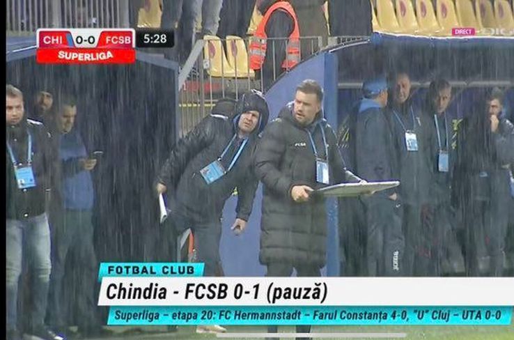 Mihai Pintilii, în Chindia - FCSB / Captură Digi Sport