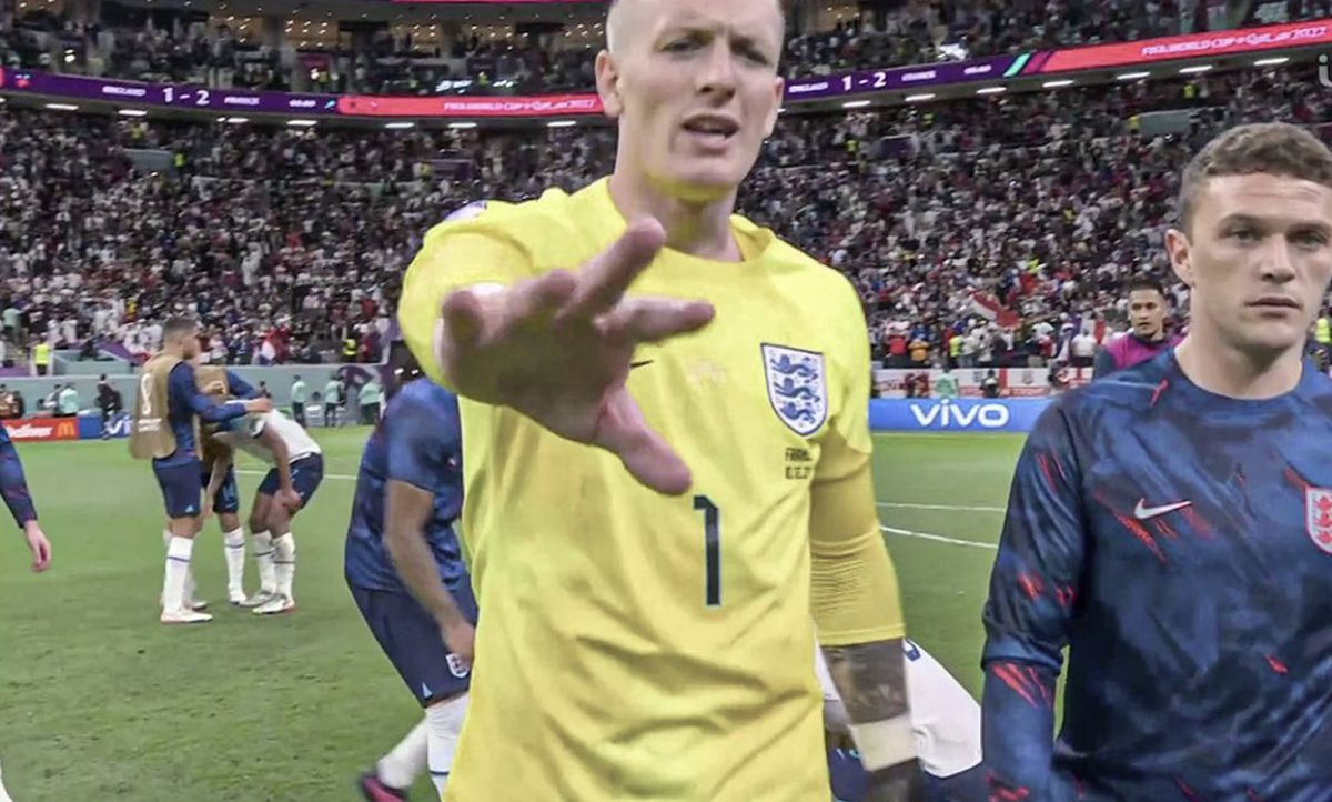 Jordan Pickford s-a enervat după Anglia - Franța » Gestul făcut de portar: „Aveți respect!”