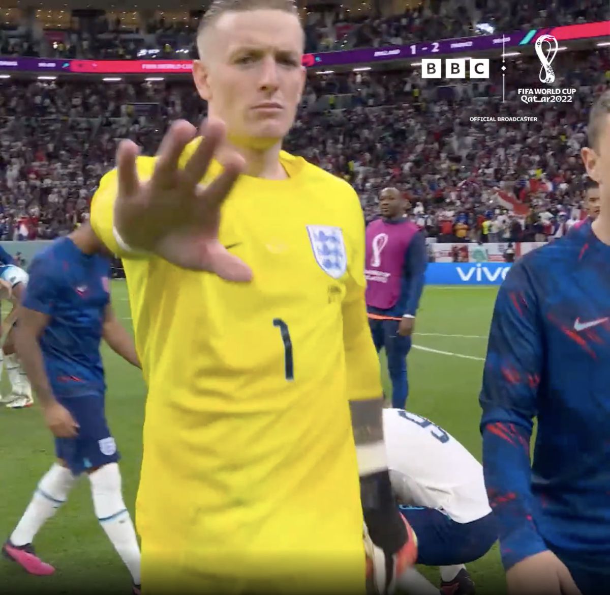 Jordan Pickford s-a enervat după Anglia - Franța » Gestul făcut de portar: „Aveți respect!”