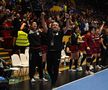 Cristi Săpunaru, dezlănțuit la „Polivalentă” » Imagini spectaculoase cu căpitanul Rapidului: ultras veritabil la duelul handbalistelor cu Gyor