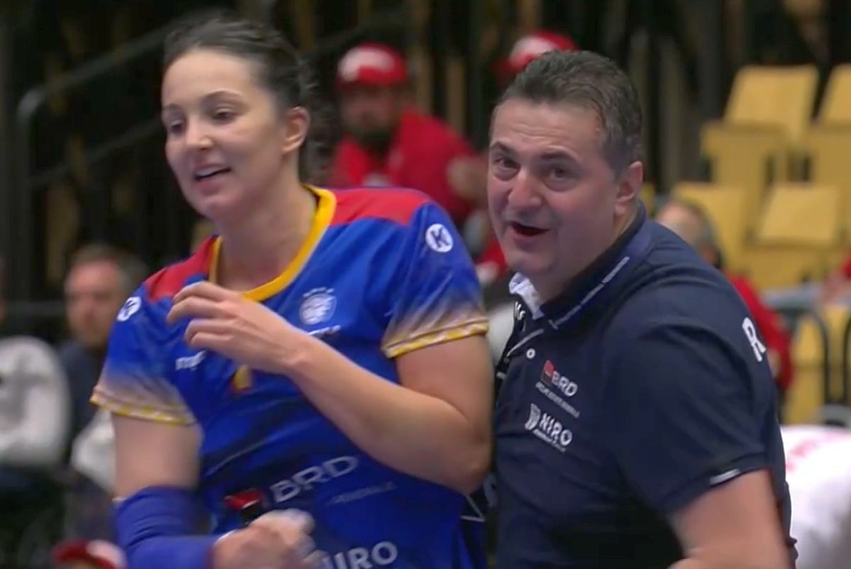 România eliminată, turneul preolimpic ratat, dar Florentin Pera în extaz! Imagini curioase după fluierul final cu Polonia