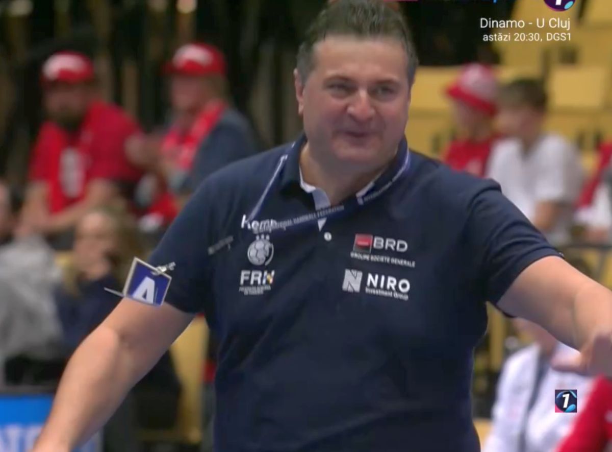 România eliminată, turneul preolimpic ratat, dar Florentin Pera în extaz! Imagini curioase după fluierul final cu Polonia