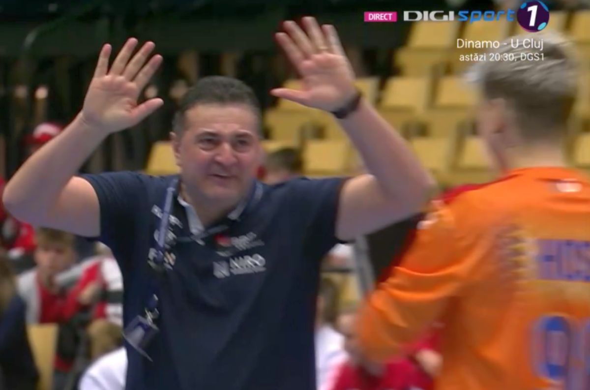 România eliminată, turneul preolimpic ratat, dar Florentin Pera în extaz! Imagini curioase după fluierul final cu Polonia
