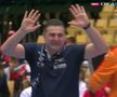 România eliminată, turneul preolimpic ratat, dar Florentin Pera în extaz! Imagini curioase după fluierul final cu Polonia