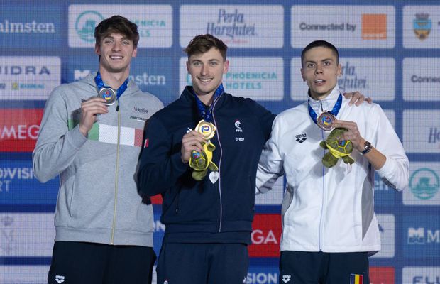 Maxime Grousset, campionul de la 100 m liber, impresionat de susținerea pe care a avut-o David Popovici, una care i-a dat fiori și energie