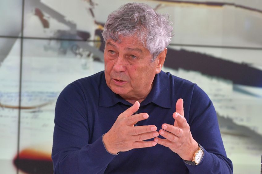 Mircea Lucescu, în platoul GSP. Foto: Cristi Preda