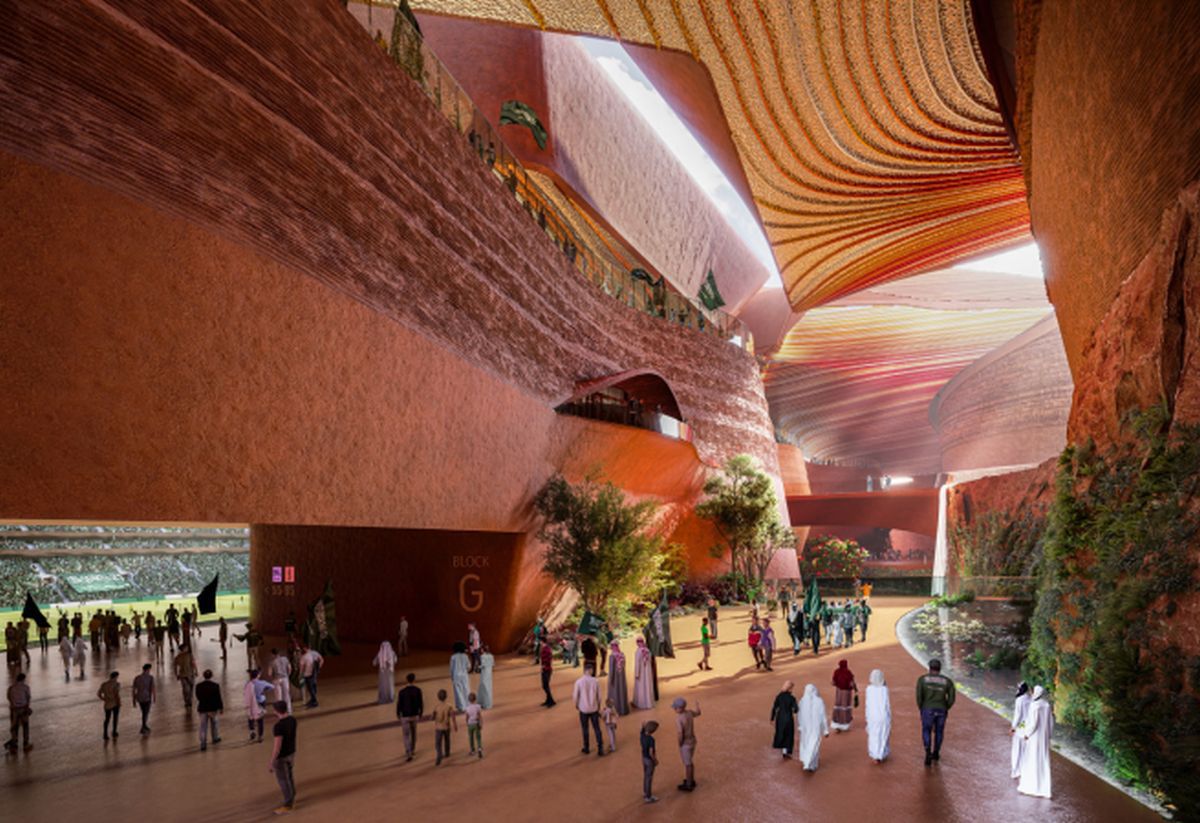 Poftiți în lumea viitorului! Așa arată cele 15 stadioane SF plănuite de saudiți pentru Cupa Mondială: unul va fi construit în orașul-liniar de 1,5 trilioane de dolari!