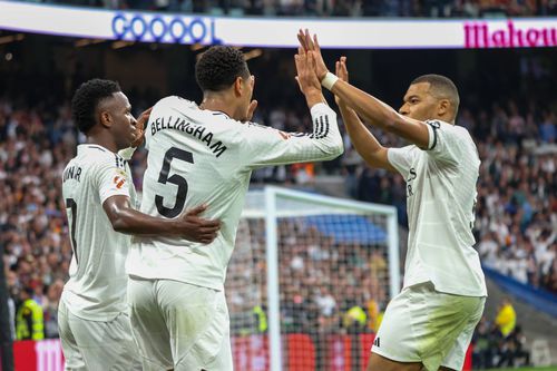 Un trio formidabil, Jude Bellingham, Kylian Mbappe și Vinicius Junior / Foto: Imago