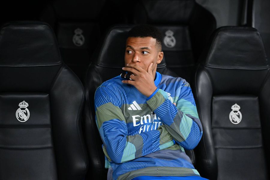 Kylian Mbappe a văzut meciul cu Manchester City de pe bancă / Foto: Imago O veste bună și alta rea pentru Real Madrid » Pe cine a recuperat Xabi Alonso pentru semifinala cu Atletico