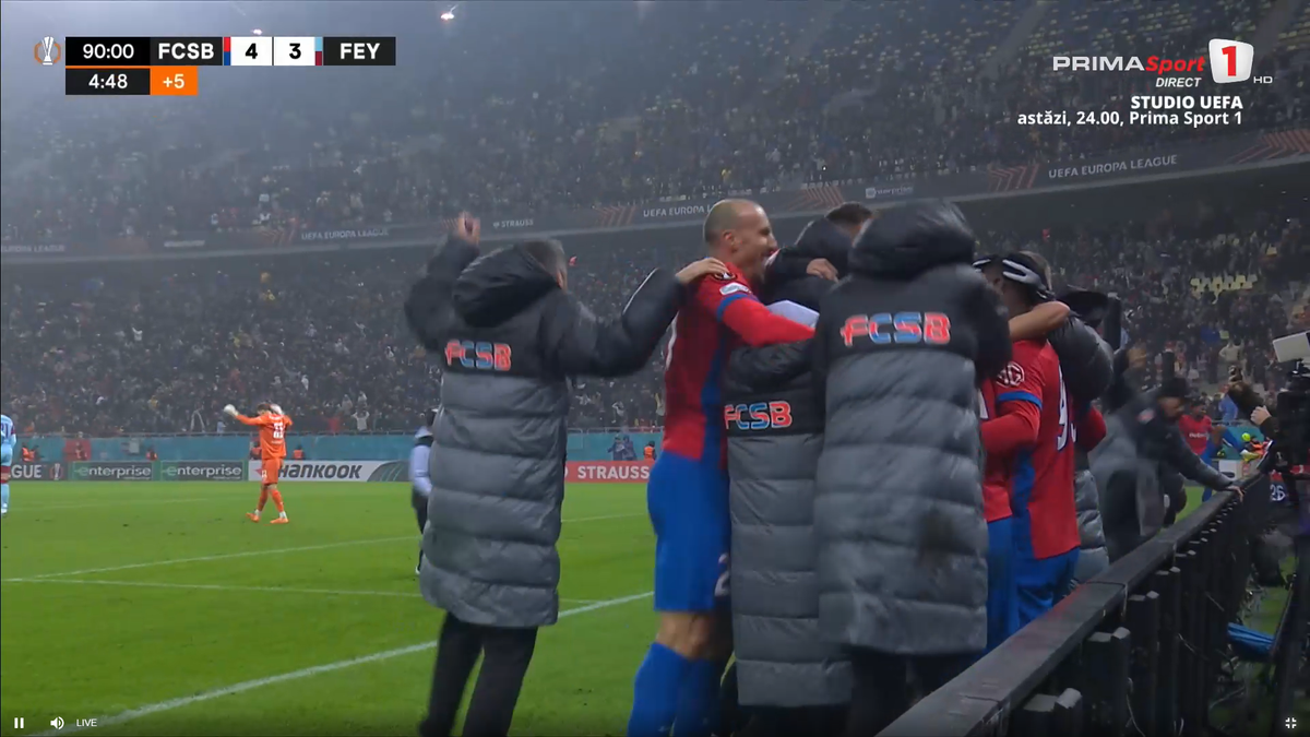 Elias Charalambous și-a recăpătat încrederea după victoria obținută de FCSB cu Feyenoord: „Suntem singura echipă care poate reuși asemenea rezultat”