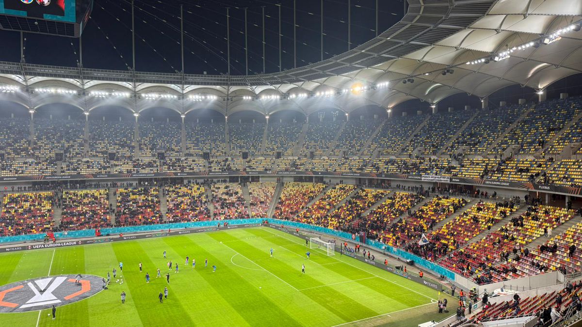 FCSB - Feyenoord, imagini de la încălzire