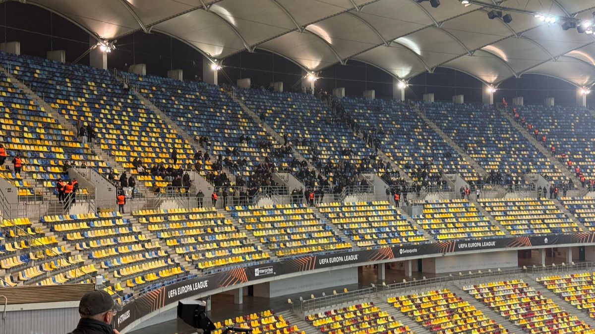 FCSB - Feyenoord, imagini înainte de meci