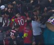 Charalambous, în extaz după golul de 4-3 în FCSB - Feyenoord