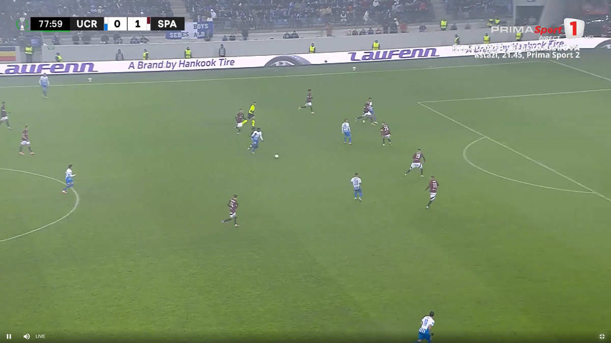 Golul lui Nsimba cu Sparta Praga