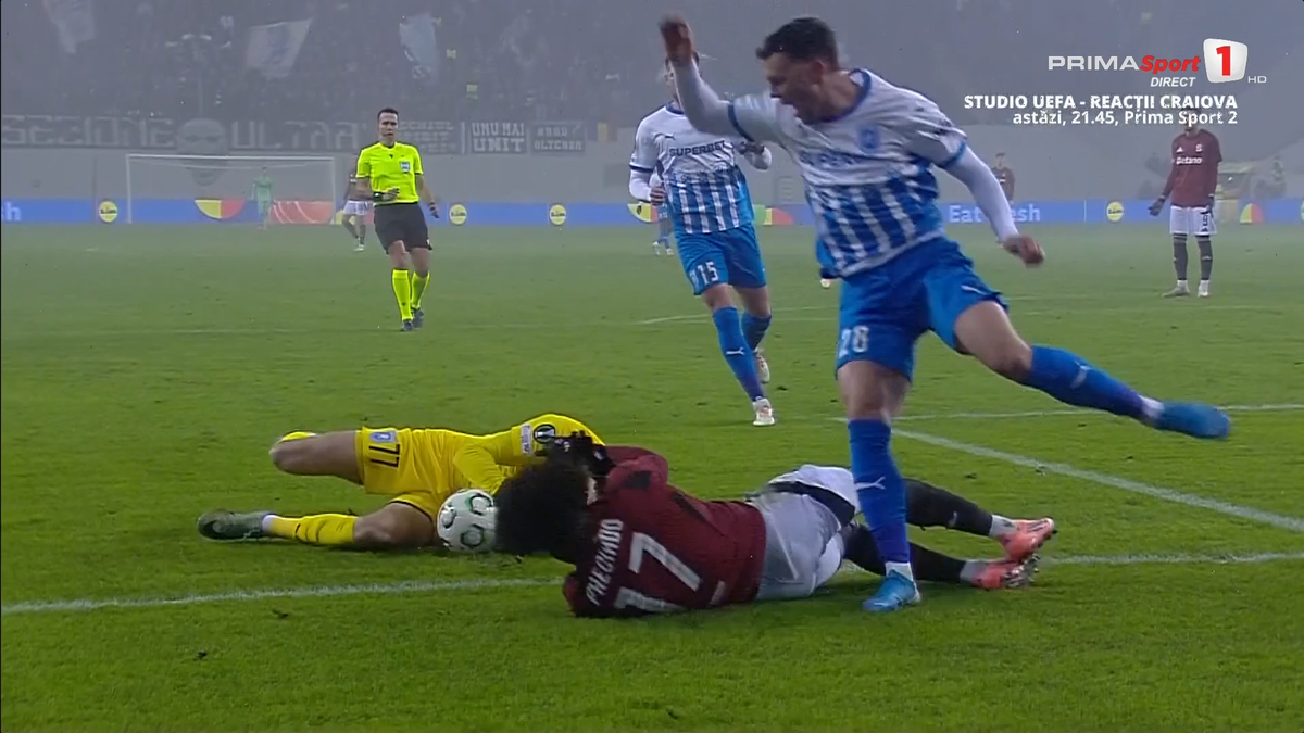 Intrare dură în Universitatea Craiova - Sparta Praga