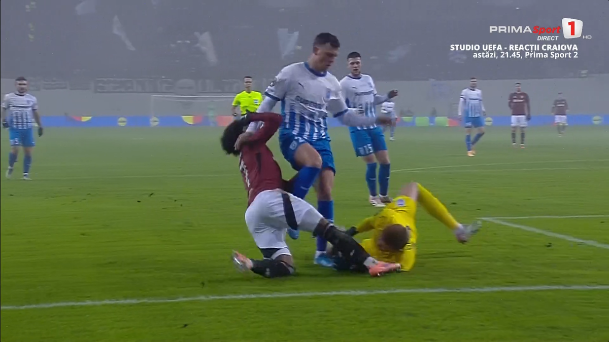 Intrare dură în Universitatea Craiova - Sparta Praga