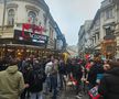Centrul Vechi din București, luat cu asalt de suporterii lui Feyenoord. Foto: Remus Dinu (GSP)